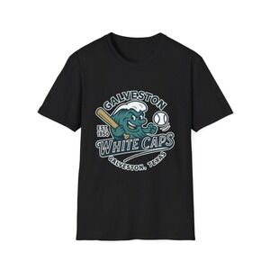 Galveston White Caps BlackT Shirt